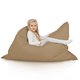 Beige Cuscino Gigante Esterno XXL Sfoderabile