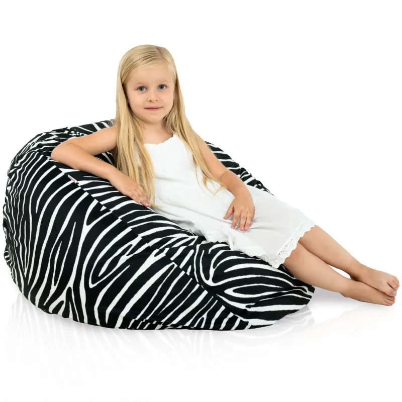 Poltrona Pouf Sacco L per bambini -Tessuto Stampato Premium – vista 45