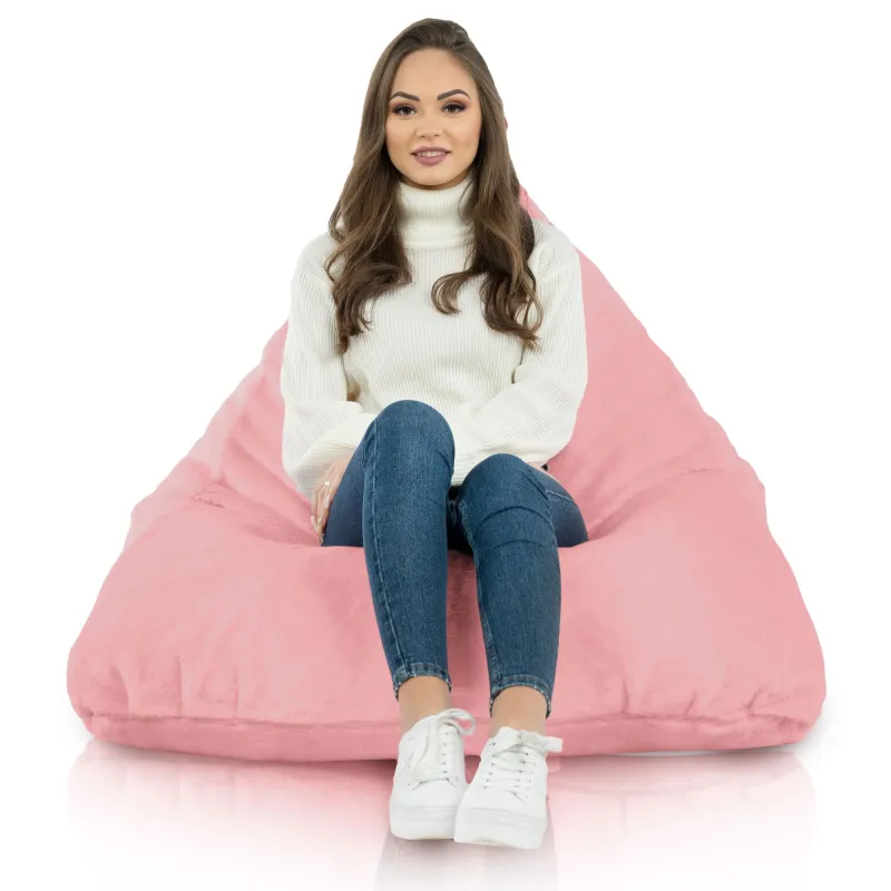 Poltrona Pouf Sacco Seduta XL Bermuda - Pelliccia Sintetica Yeti – vista 9