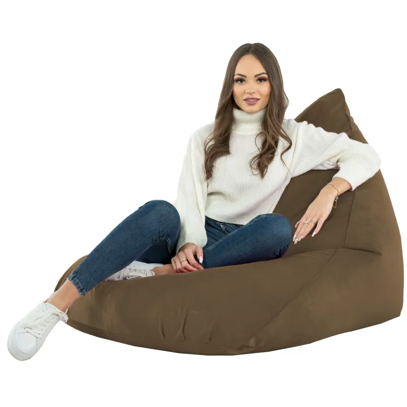 Poltrona Pouf Sacco Seduta XL Bermuda - Velluto Soft – vista 35