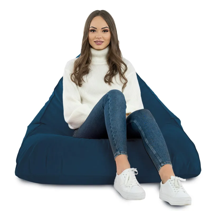 Poltrona Pouf Sacco Seduta XL Bermuda - Velluto Soft – vista 46