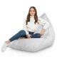 Bianco Pouf Seduta Sacco Esterno Puff