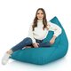 Azzurro Pouf Seduta Sacco Esterno Poltrona