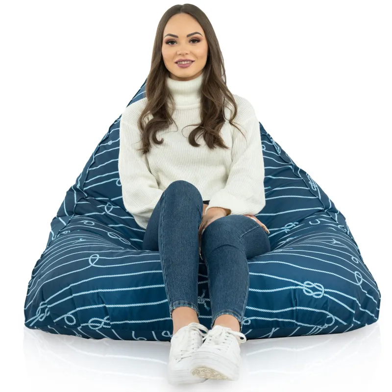 Poltrona Pouf Sacco Seduta XL Bermuda - Tessuto Stampato Premium – vista 36
