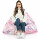 Poltrona Sacco Ragazze Princess Pouf Bermuda
