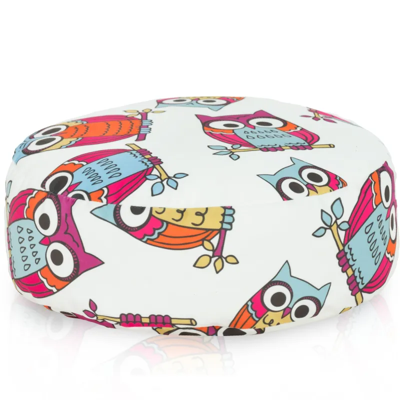 Pouf Poggiapiedi Rotondo - Tessuto Stampato Premium – vista 49