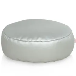 Pouf Poggiapiedi Rotondo - Ecopelle