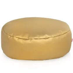 Pouf Poggiapiedi Rotondo - Ecopelle