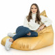 Poltrona Sacco Oro Bermuda Pouf Elegante