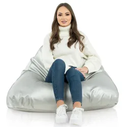 Poltrona Pouf Sacco Seduta XL Bermuda - Ecopelle – vista 8