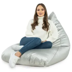 Poltrona Pouf Sacco Seduta XL Bermuda - Ecopelle – vista 7