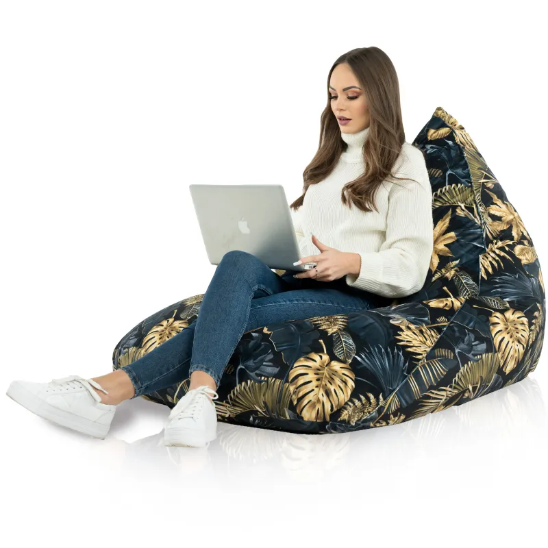Poltrona Pouf Sacco Seduta XL Bermuda - Tessuto Stampato Premium – vista 52