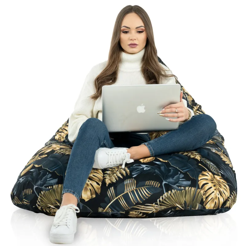 Poltrona Pouf Sacco Seduta XL Bermuda - Tessuto Stampato Premium – vista 84