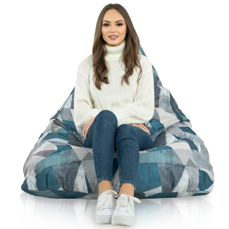 Poltrona Pouf Sacco Seduta XL Bermuda - Tessuto Stampato Premium – vista 71