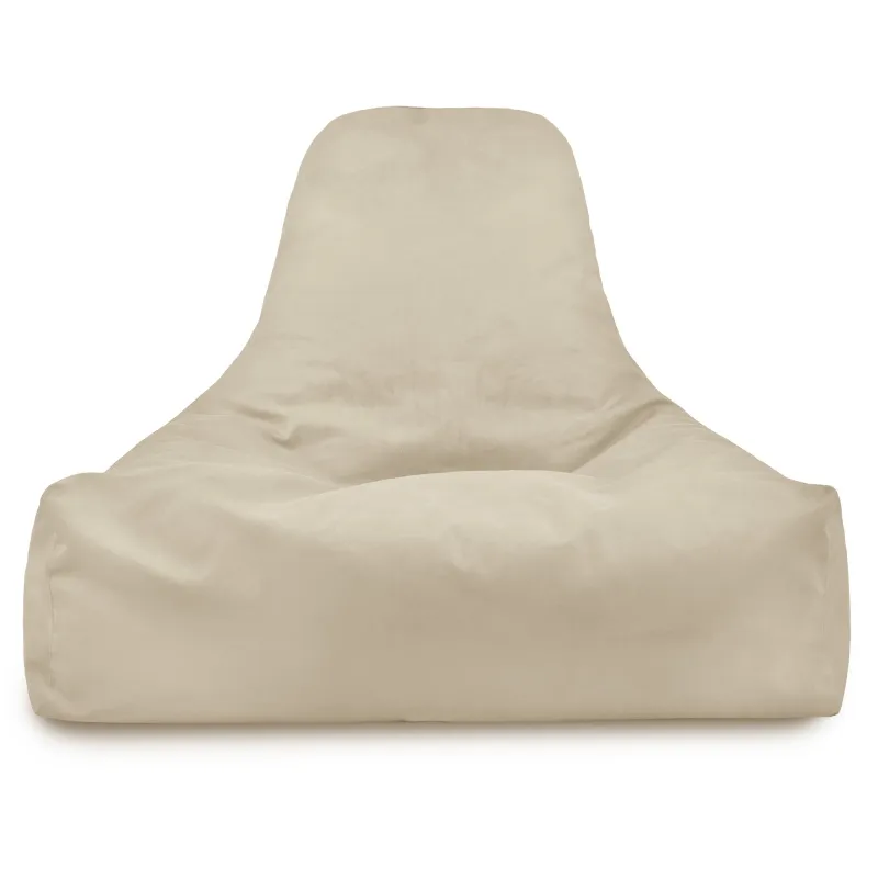 Poltrona Pouf Sacco con Schienale Bali - Velluto Soft – vista 107