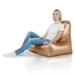 Poltrona Pouf Sacco con Schienale Bali - Ecopelle – vista 5