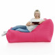 Rosa Poltrona Letto Pouf da Camera da Letto