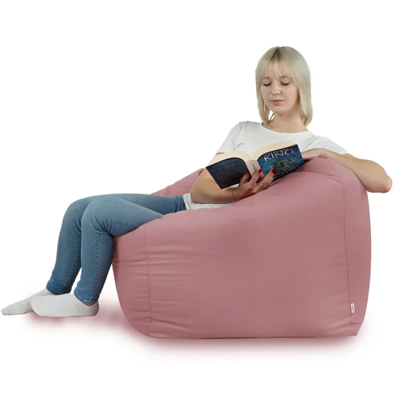 Poltrona Pouf Sacco Seduta da Terra Cubo Amalfi - Velluto Soft – vista 53