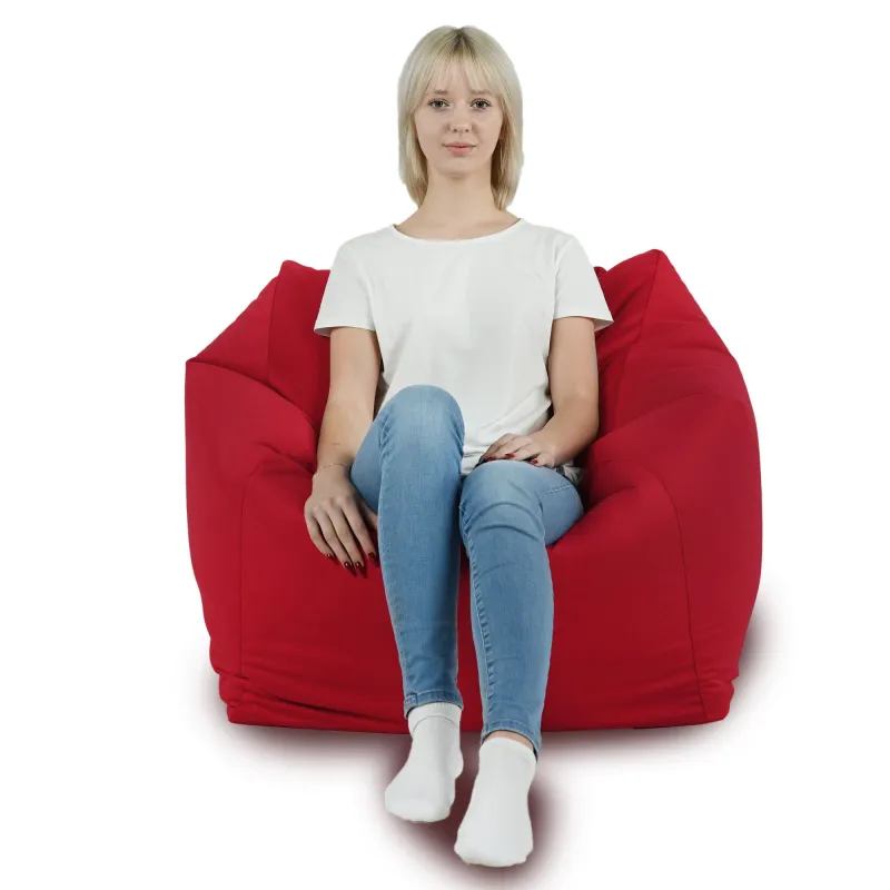 Poltrona Pouf Sacco Seduta da Terra Cubo Amalfi - Velluto Soft – vista 39