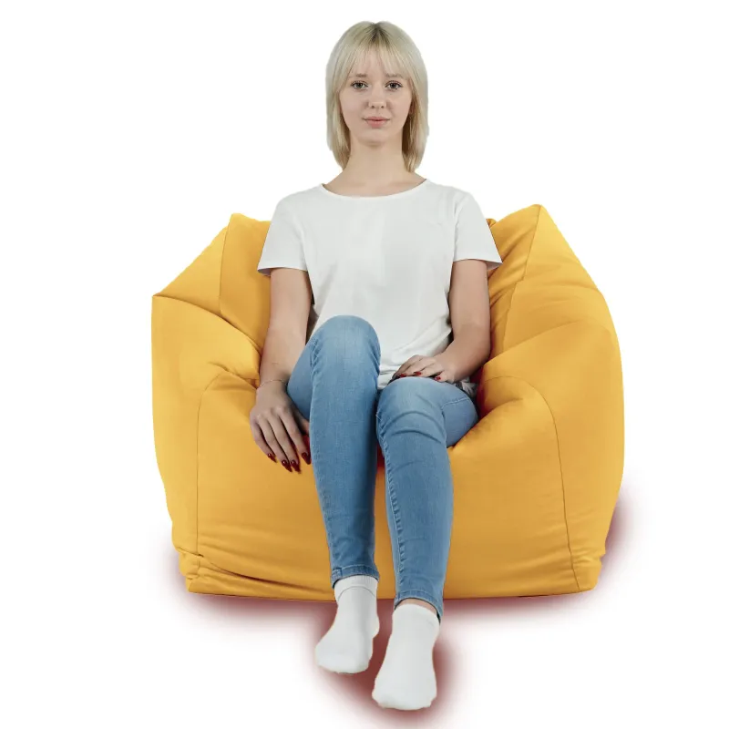 Poltrona Pouf Sacco Seduta da Terra Cubo Amalfi - Velluto Soft – vista 40