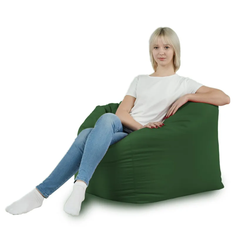 Poltrona Pouf Sacco Seduta da Terra Cubo Amalfi - Velluto Soft – vista 26