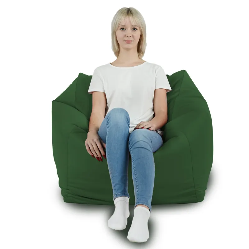 Poltrona Pouf Sacco Seduta da Terra Cubo Amalfi - Velluto Soft – vista 42
