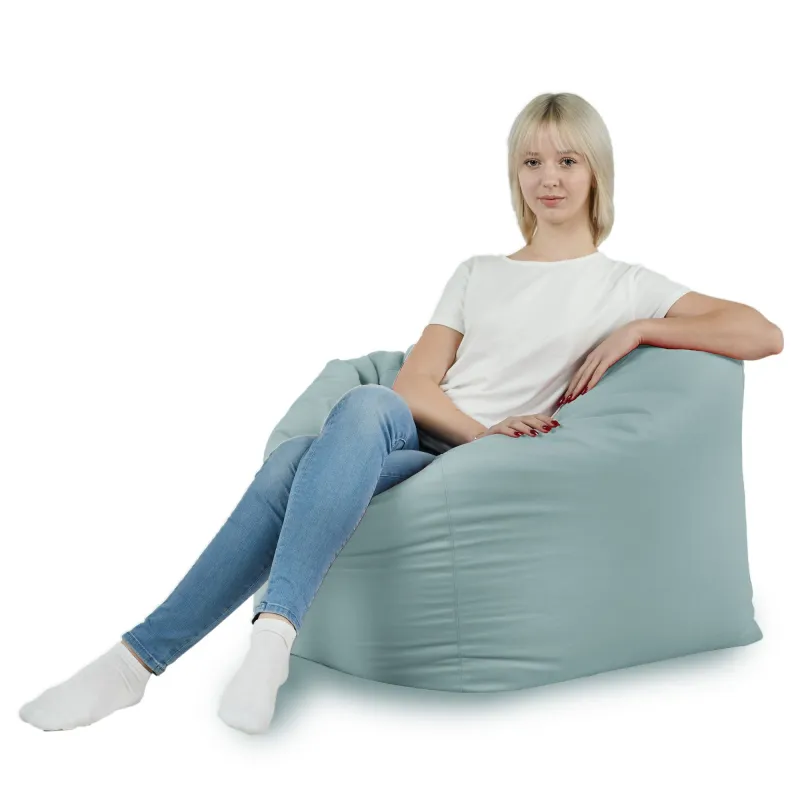 Poltrona Pouf Sacco Seduta da Terra Cubo Amalfi - Velluto Soft – vista 27