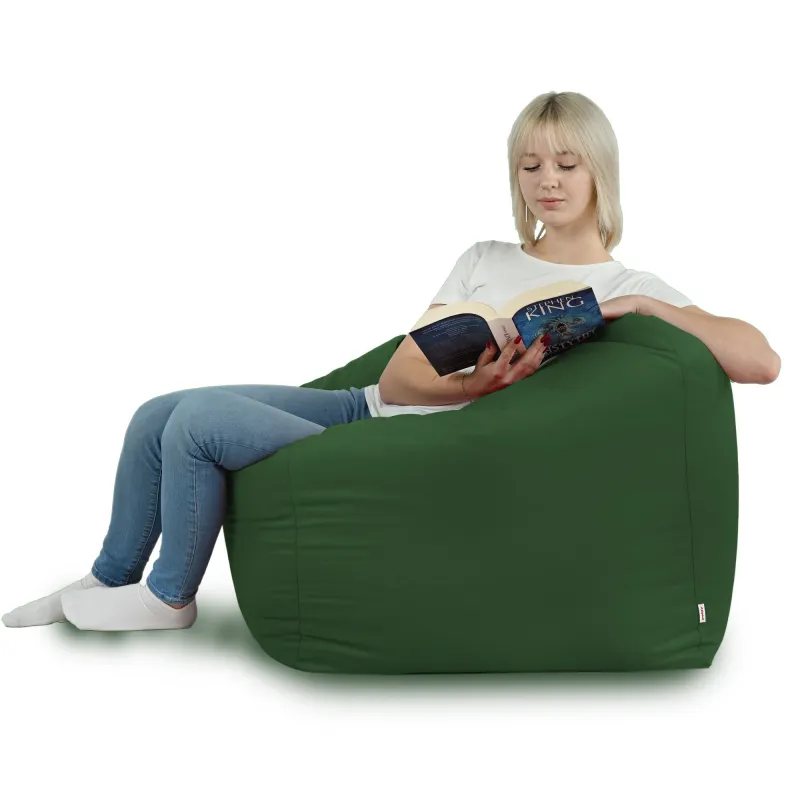 Poltrona Pouf Sacco Seduta da Terra Cubo Amalfi - Velluto Soft – vista 58