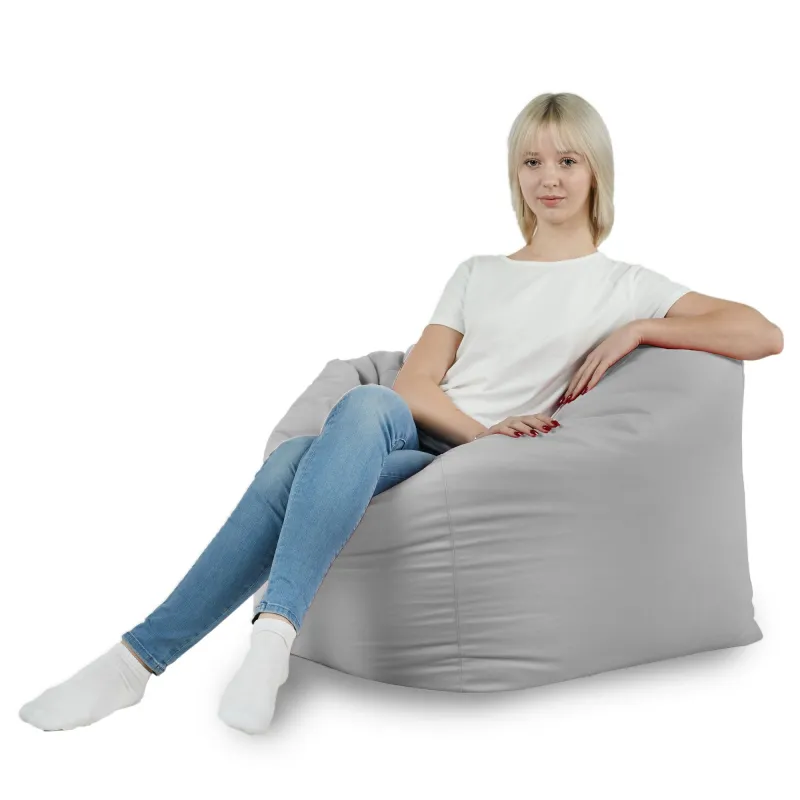 Poltrona Pouf Sacco Seduta da Terra Cubo Amalfi - Velluto Soft – vista 31
