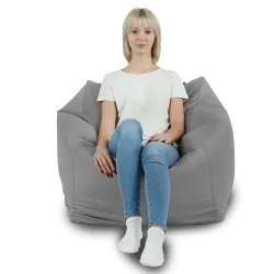 Poltrona Pouf Sacco Seduta da Terra Cubo Amalfi - Velluto Soft – vista 48