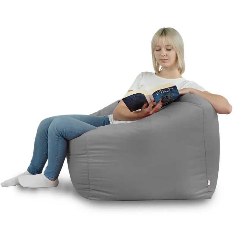 Poltrona Pouf Sacco Seduta da Terra Cubo Amalfi - Velluto Soft – vista 64