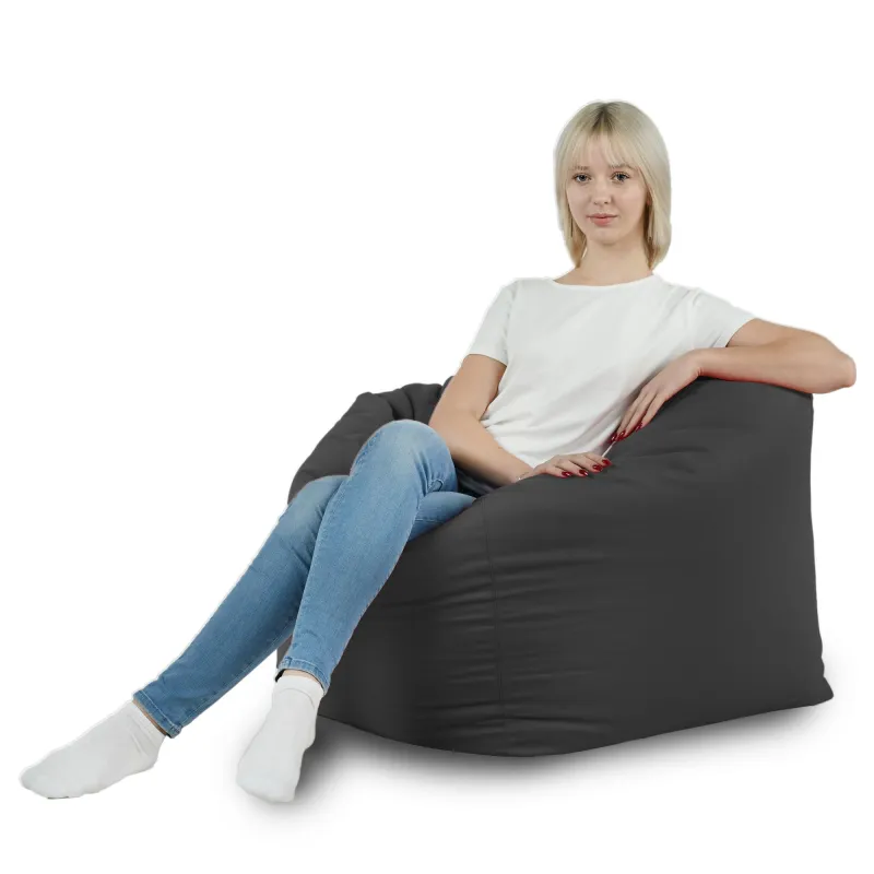 Poltrona Pouf Sacco Seduta da Terra Cubo Amalfi - Velluto Soft – vista 33