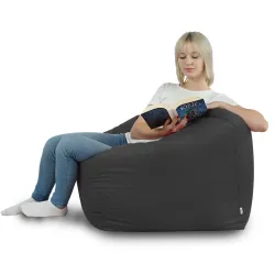 Poltrona Pouf Sacco Seduta da Terra Cubo Amalfi - Velluto Soft – vista 65