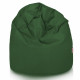 Pouf Sacco Poltrona XL Verde Scuro Velluto