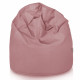 Pouf Sacco Poltrona XL Rosa Cipria Velluto
