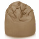 Pouf Sacco Beige Moderno Tessuto