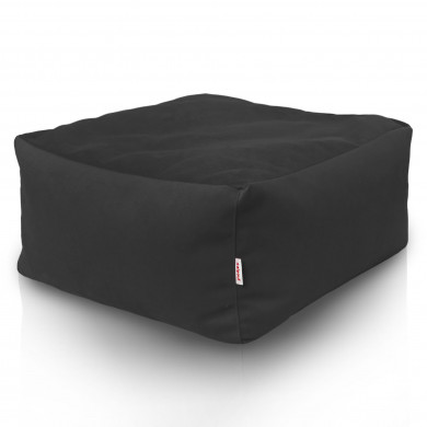 Grigio pouf poggiapiedi quadrati velluto
