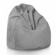 Chiaro Grigio Dot Pouf Poltrona Sacco