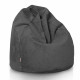 Grigio Dot Pouf Poltrona Sacco