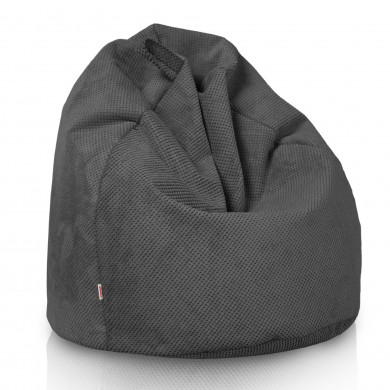 Grigio Dot Pouf Poltrona Sacco
