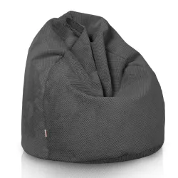 Poltrona Pouf Sacco XXL per adulti Gigante - Velluto Testurizzato Dot – vista 17