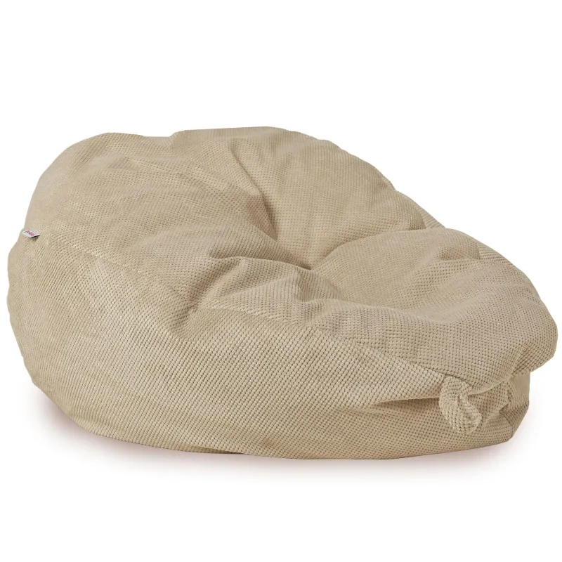 Beige Dot Pouf Poltrona Sacco XL