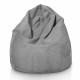 Chiaro Grigio Dot Pouf Poltrona Sacco XL