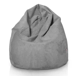 Poltrona Pouf Sacco XXL per adulti Gigante - Velluto Testurizzato Dot – vista 12