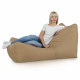 Beige Chaise Long Da Esterno Nylon