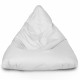 Bianco Pouf Seduta Sacco Esterno Puff
