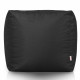 Nero Pouf Giardino Esterno Moderno