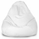 Bianco Pouf Poltrona Sacco XXL Esterno