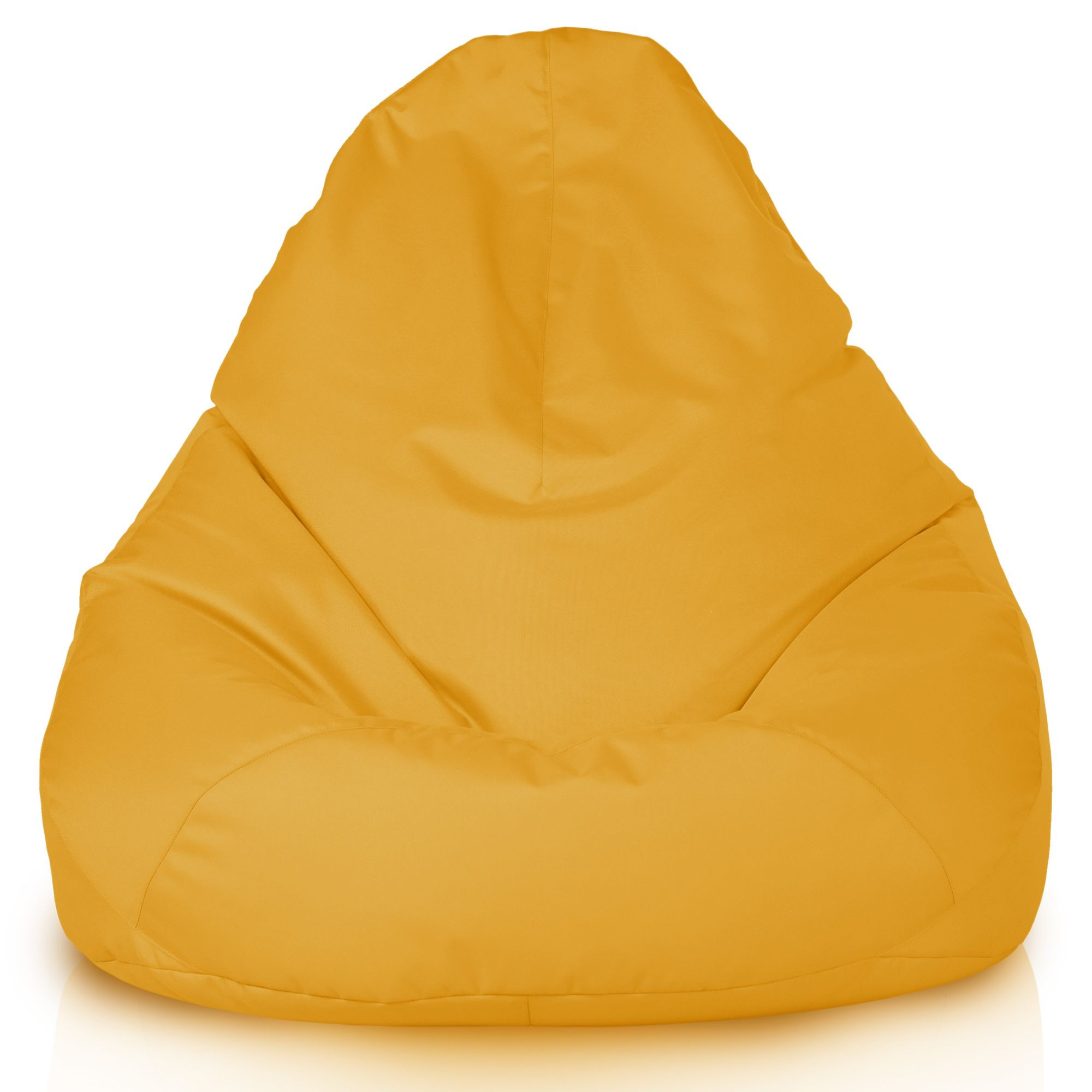 Pouf poltrona sacco xxl giallo per bambini. Pouf impermeabile balcone