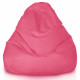 Rosa Pouf Poltrona Sacco XXL Esterno Con Polistirolo